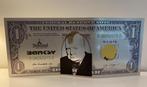 BANKSY: metalen rekening. Uitgave in 6 exemplaren, Antiek en Kunst, Ophalen of Verzenden