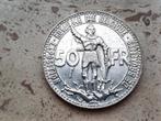 50 frank België 1935 Expo Brussel pos.A, Postzegels en Munten, Zilver, Ophalen of Verzenden, Losse munt, Zilver