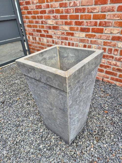 Bac à fleurs en Pierre Bleue 80cm hauteur, Tuin en Terras, Bloembakken en Plantenbakken, Gebruikt, Steen, Tuin, 60 cm of meer