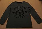 ♧ T-shirt met wolf ( lange mouwen)( maat 116), Kinderen en Baby's, Kinderkleding | Maat 116, Jongen, C&A, Ophalen of Verzenden