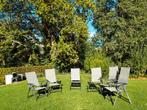 6 chaises de jardin, Tuin en Terras, Ophalen, Zo goed als nieuw, Aluminium, Inklapbaar