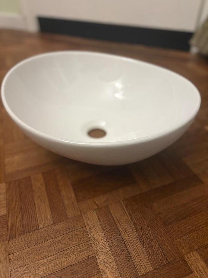 Vasque à poser jamais utilisée Aquavive céramique, Bricolage & Construction, Sanitaire, Neuf, Lavabo, Enlèvement