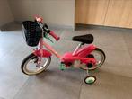 B twin kinderfiets met zijwieltjes Rose Unicorn, Fietsen en Brommers, Ophalen, Zijwieltjes