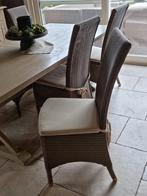Eiken eettafel, Huis en Inrichting, Ophalen, Gebruikt, Landelijk, 4 tot 6 stoelen