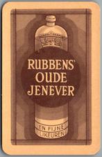 speelkaart - LK13258 - Rubbens oude genever, Verzamelen, Verzenden, Zo goed als nieuw, Speelkaart(en)