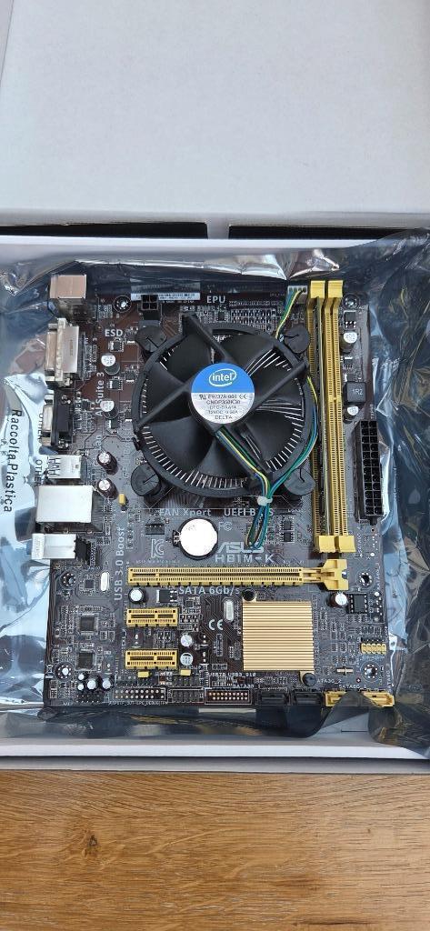 Asus moederbord, geheugen en Intel i5 CPU, Computers en Software, Moederborden, Gebruikt, Intel, DDR3, Ophalen of Verzenden