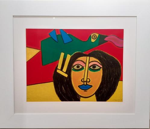 "L' Egyptienne " - Guillaume Corneille, Antiek en Kunst, Kunst | Litho's en Zeefdrukken, Ophalen