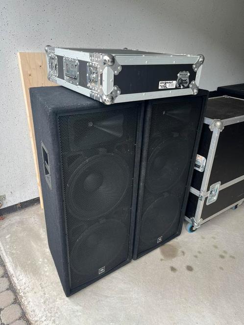 JBL JRX225 + Crown XLS2500 + Behringer EQ, Muziek en Instrumenten, Versterkers | Keyboard, Monitor en PA, Zo goed als nieuw, Ophalen
