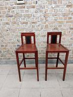 Twee mooie barstoelen, Ophalen, Zo goed als nieuw, 90 cm of meer, Hout