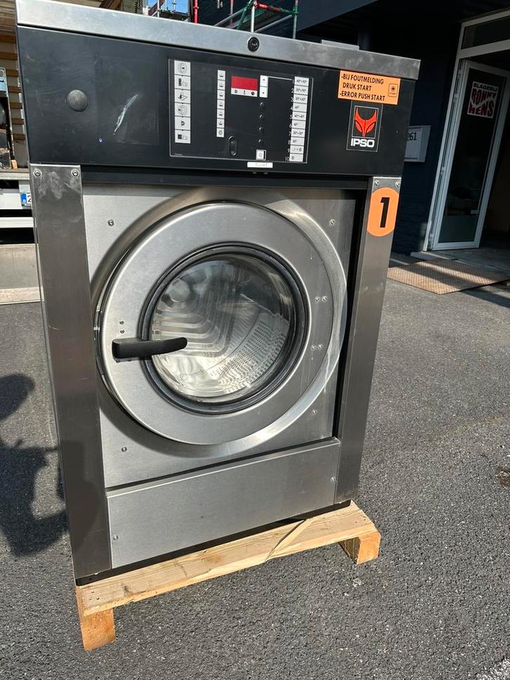 Industriële wasmachines ipso HD135 (14kg) te koop, Elektronische apparatuur, Wasmachines, Zo goed als nieuw, Voorlader, 10 kg of meer