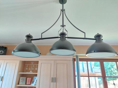 lampe ( 3 ), Maison & Meubles, Lampes | Suspensions, Comme neuf, 75 cm ou plus, Métal, Enlèvement