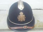 Casque officier de police Jules Fonson en état irréprochable, Collections, Envoi, Autres, Casque ou Béret