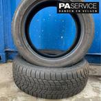 2x Bridgestone 205 55 17 runflat winterbanden 6,5 mm, Gebruikt, Banden en Velgen, 17 inch, 205 mm
