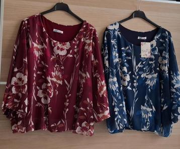 2 nieuwe ongedragen blouses maat Large/x large beschikbaar voor biedingen
