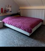 Boxpring/wit 160x200 of 2x80cm x 200cm, Enlèvement, Comme neuf, Blanc