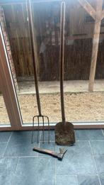 Riek schop en bijl, Tuin en Terras, Hand-tuingereedschap, Ophalen, Zo goed als nieuw, Bijl