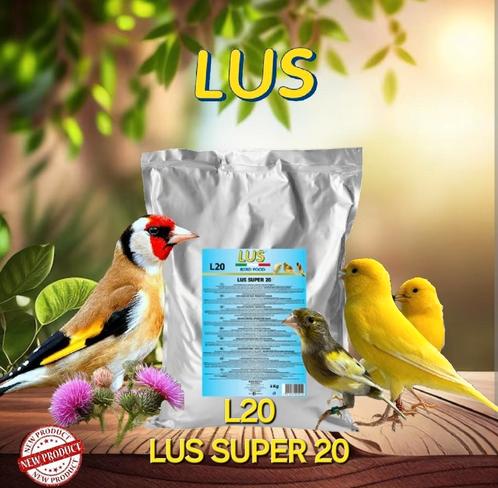 LUS L20 Eivoer , 20% Eiwitten - 5kg - Kanarie - Distelvinken, Dieren en Toebehoren, Vogels | Toebehoren, Ophalen of Verzenden