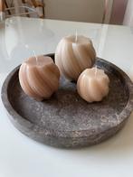 Kaarsen set, Huis en Inrichting, Woonaccessoires | Kandelaars en Kaarsen, Crème, Nieuw, Ophalen of Verzenden, Kaars