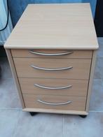 Bureau kastje op wieltjes, Huis en Inrichting, Kasten | Overige, Ophalen, Zo goed als nieuw