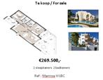 Gelijkvloers nieuwbouwappartement  2 slaapkamers 2 badkamers, Dorp, 5 kamers, Costa del sol, 87 m²