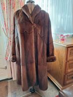 Vison bontjas nerts alijn 42,44,46, Ophalen, Bruin, Maat 42/44 (L), Zo goed als nieuw