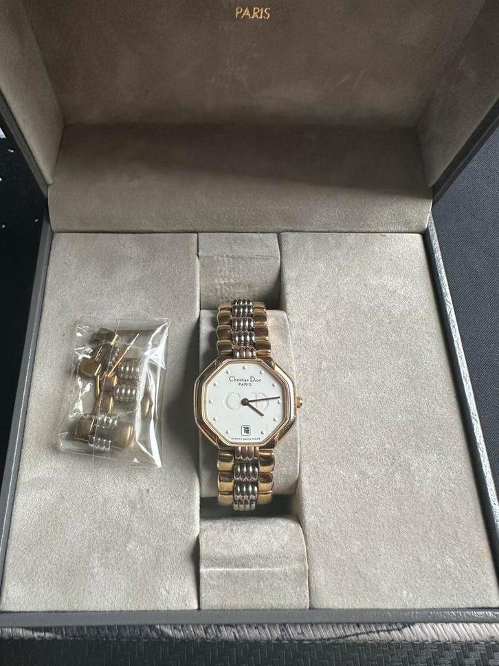 Christian Dior dameshorloge, Handtassen en Accessoires, Horloges | Dames, Gebruikt, Polshorloge, Rolex, Overige materialen, Goud