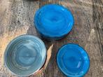 Gekleurde borden - 3 x 6, Ophalen, Zo goed als nieuw, Overige stijlen, Compleet servies