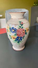 Vintage vaas met bloemmotief, Ophalen