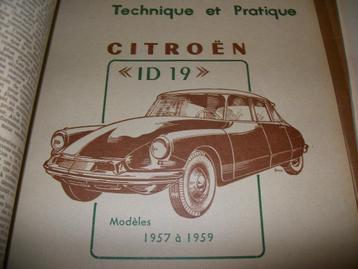 revue technique citroen ID19 de 1957-1965