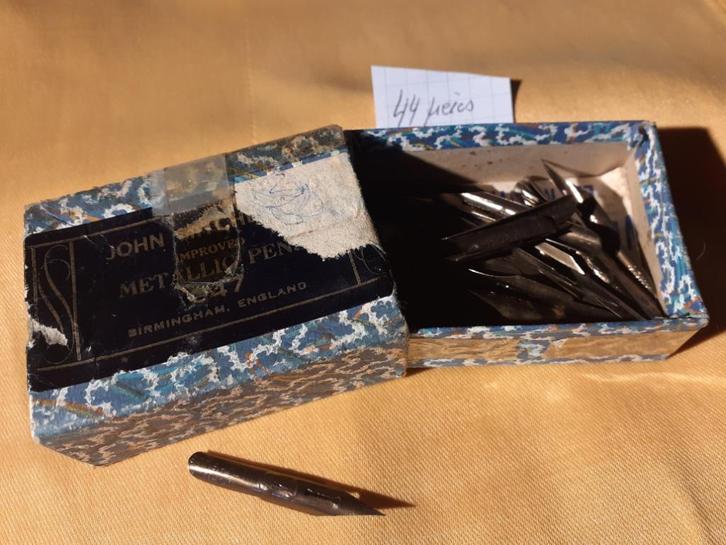 Anciennes plumes métalliques, Divers, Ecriture, Comme neuf, Enlèvement