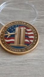 Herrineringsmunt 9/11 2001 for ever remember, Ophalen of Verzenden