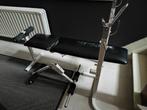 Kettler fitness bank + bench press., Ophalen, Gebruikt, Benen, Fitnessbank