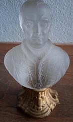 Gesatineerd glazen buste van paus piu IX, Antiek en Kunst, Ophalen of Verzenden