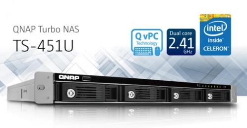 QNAP Turbo NAS TS-451U 8 gb ram, Computers en Software, Harde schijven, Zo goed als nieuw, Desktop, Extern, NAS, Ophalen of Verzenden