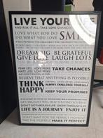 Fotokader live your life 61 x 91 cm, Audio, Tv en Foto, Professionele apparaten, Ophalen, Zo goed als nieuw