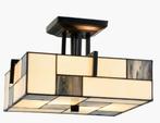 Tiffany plafondlamp Mondriaan, Ophalen, Gebruikt