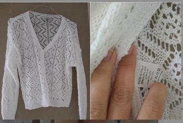 Kanten truitje vestje blouse van Terra di Siena  Nieuw , weg