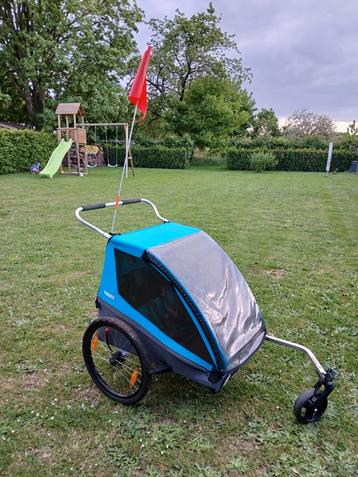 Thule Coaster XT -Poussette/remorque vélo pour 2 enfants, Enlèvement, Comme neuf