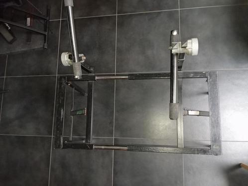 dubbel keyboardstatief, Muziek en Instrumenten, Keyboards, Gebruikt, Ophalen
