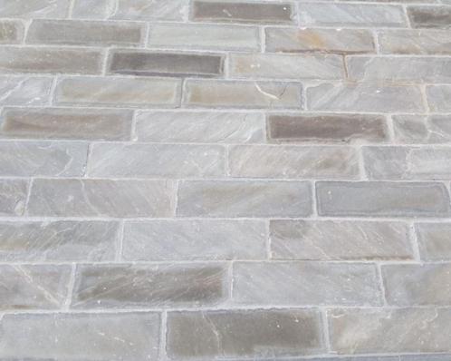 KANDLA KASSEIEN (GRIJS) 35 X 10 CM | EINDE STOCK, Tuin en Terras, Tegels en Klinkers, Nieuw, Klinkers, Natuursteen, 10 m² of meer