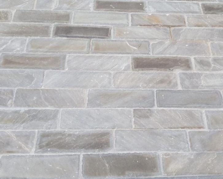KANDLA KASSEIEN (GRIJS) 35 X 10 CM | EINDE STOCK, Tuin en Terras, Tegels en Klinkers, Nieuw, Klinkers, Natuursteen, 10 m² of meer