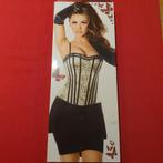 Corset gold with thongs size XXL, Chilirose, Enlèvement ou Envoi, Autres couleurs, Body ou Corset
