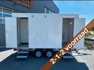 Nieuwe toiletwagen 2-1-2 uit voorraad leverbaar beschikbaar voor biedingen