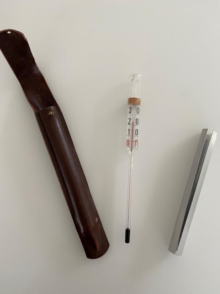 Vintage Wijnthermometer Jaren 60, Ophalen of Verzenden