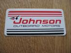 Vintage Sticker Johnson Outboard Motors , Ophalen of Verzenden, Nieuw, Auto of Motor