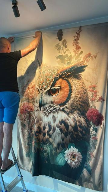 Wandkleed groot nieuw 125x225, Enlèvement ou Envoi, Neuf