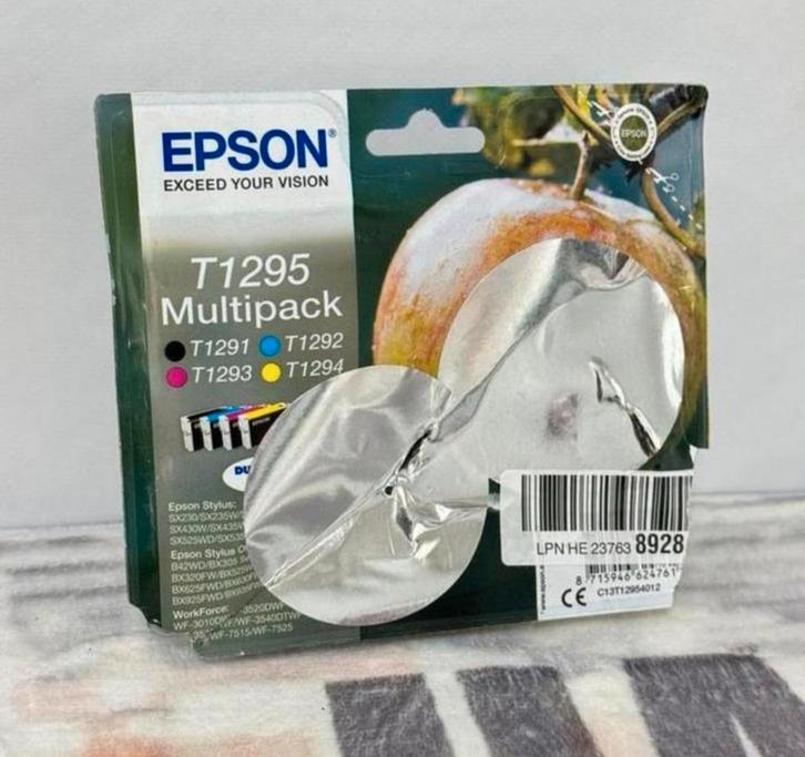 Epson T1295 Inktcartridge Multipack T1291 T1292 T1293 T1294, Computers en Software, Printerbenodigdheden, Nieuw, Cartridge, Ophalen of Verzenden