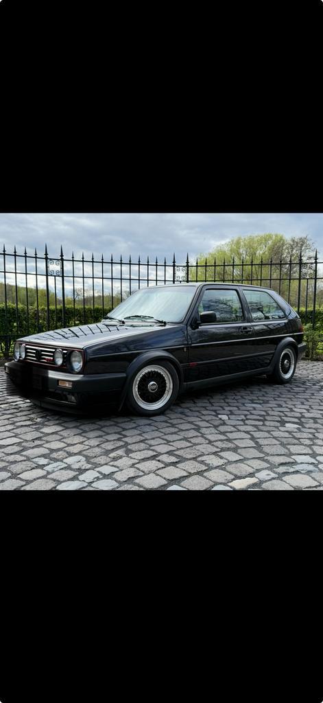 VW Golf 2 GTI G60, Auto's, Volkswagen, Particulier, Golf, Benzine, 3 deurs, Handgeschakeld, Zwart, Ophalen