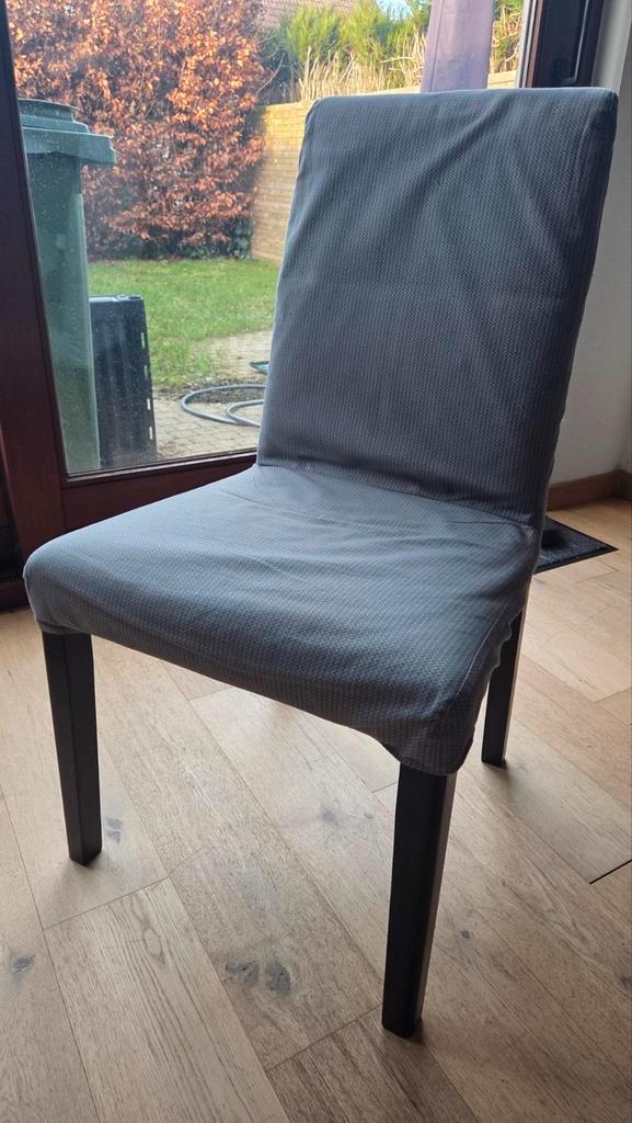 Chaise Ikea (4 disponibles), Maison & Meubles, Chaises, Utilisé, Quatre, Gris, Enlèvement