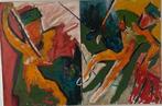 Mooi schilderij op doek 1984, Ophalen